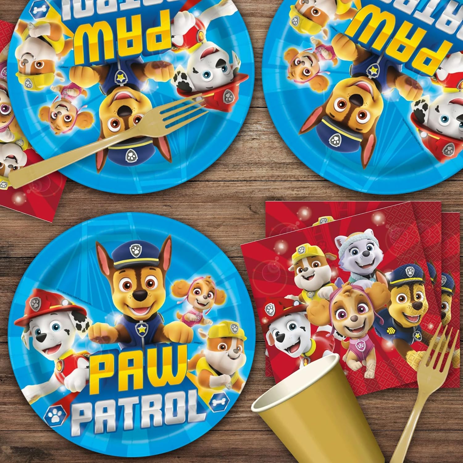 HOME HOOPLA Paw-Patrol Party Plates