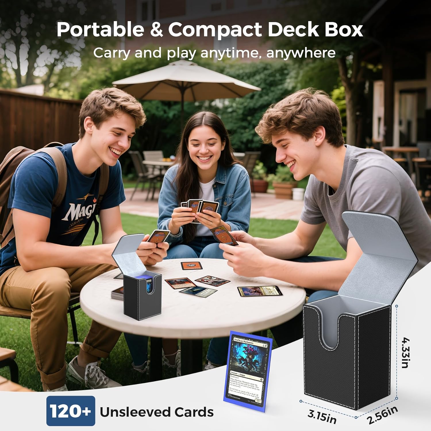 Budding Joy Card Deck Box for Magic and Trading Cards