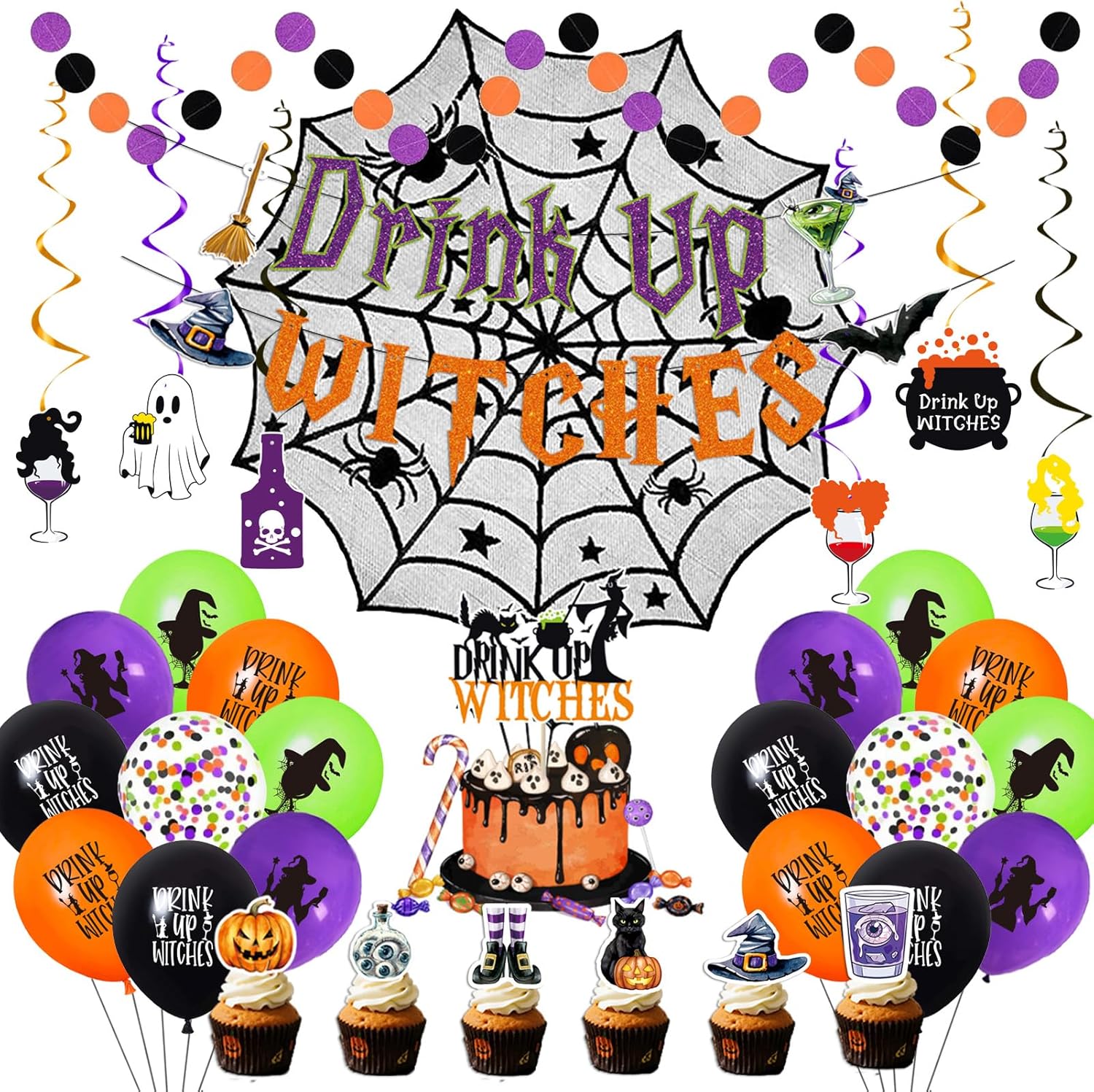 Crenics Halloween Party Decorations Set