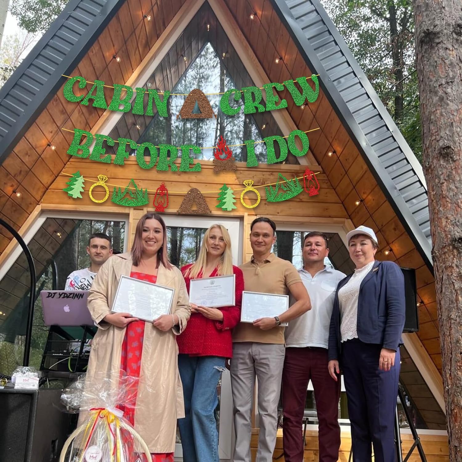 Camp Bachelorette Party Banner - Cabin Crew Before I Do