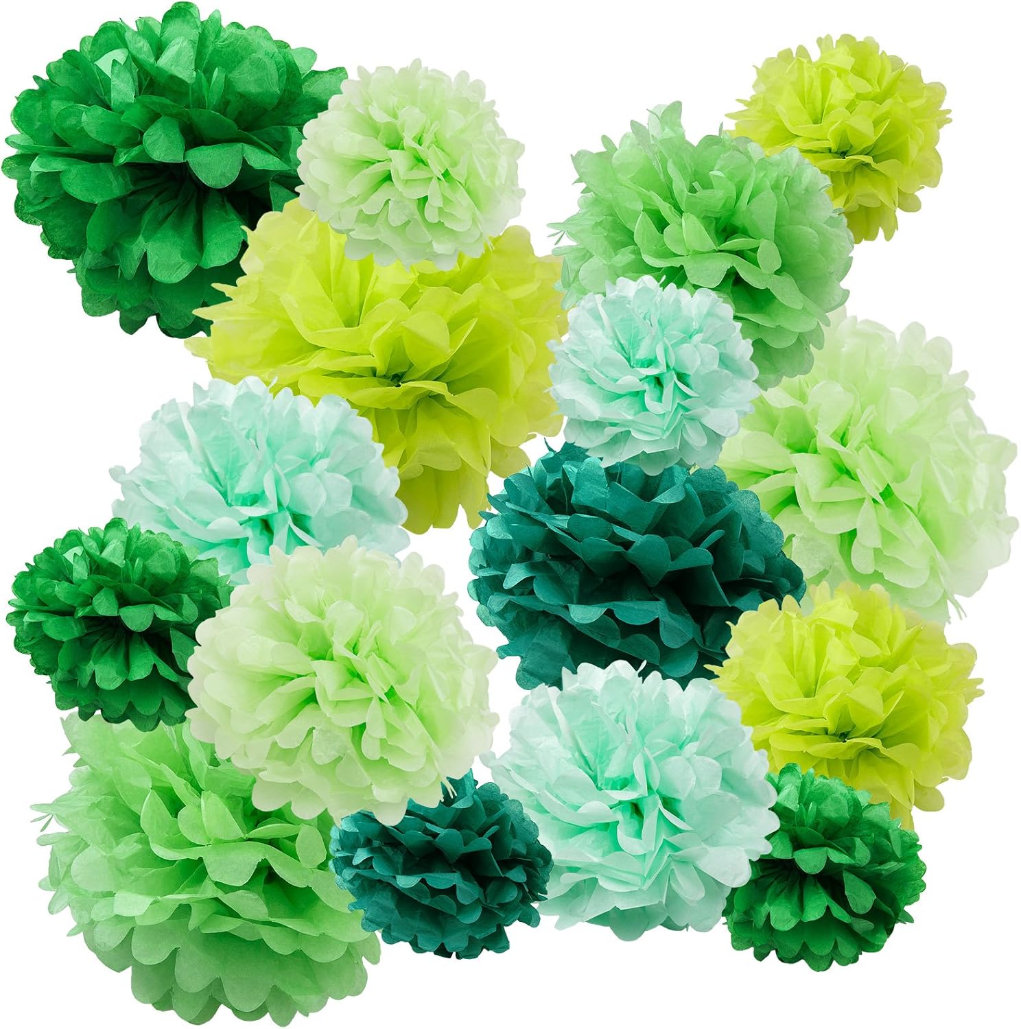 Floral Reef Tissue Pom Pom Variety Set