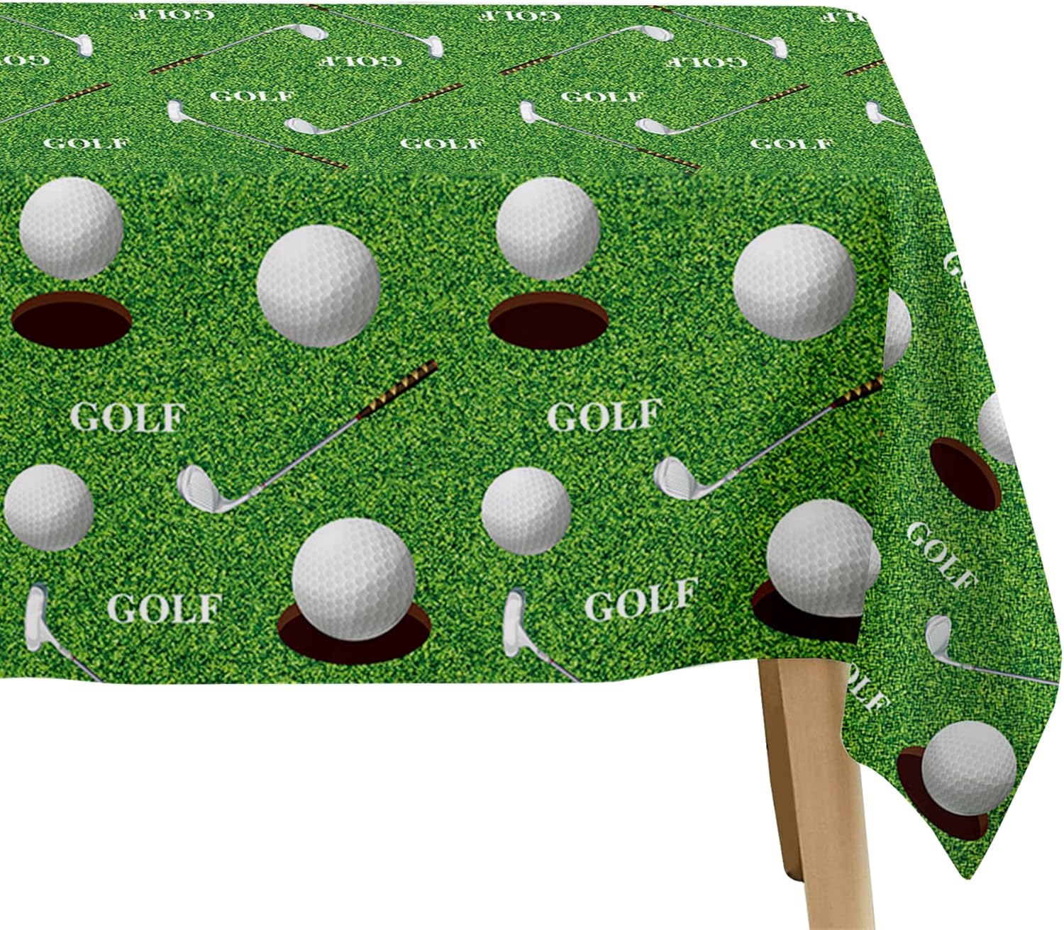 Golf Party Tablecloth Set 3Pcs Disposable