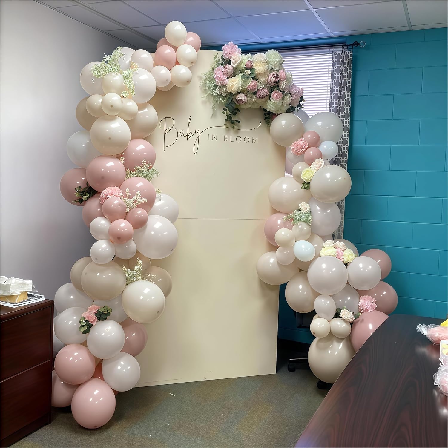 Nude Dusty Pink Balloons Set 60Pcs 12 Inch