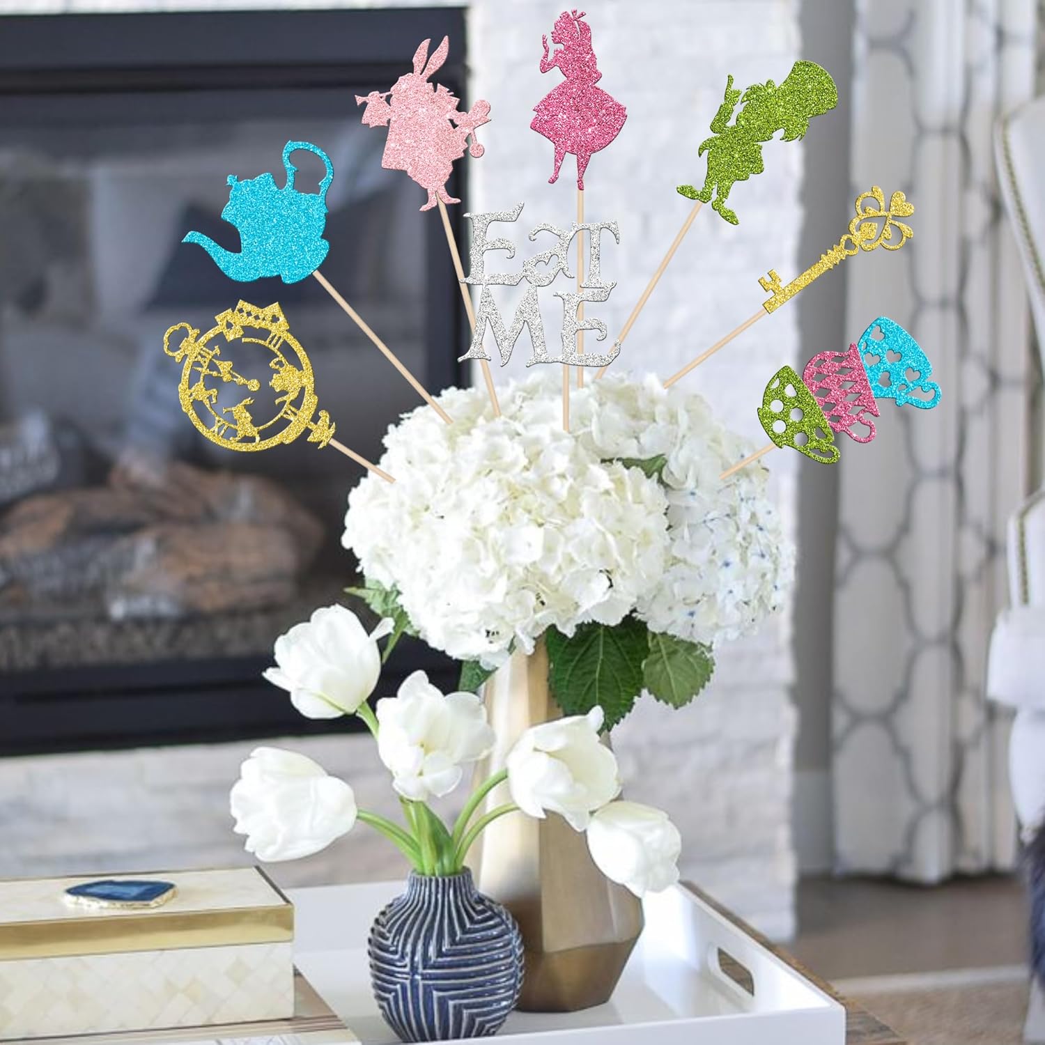 16PCS Magic Alice Centerpiece Sticks Floral Decor