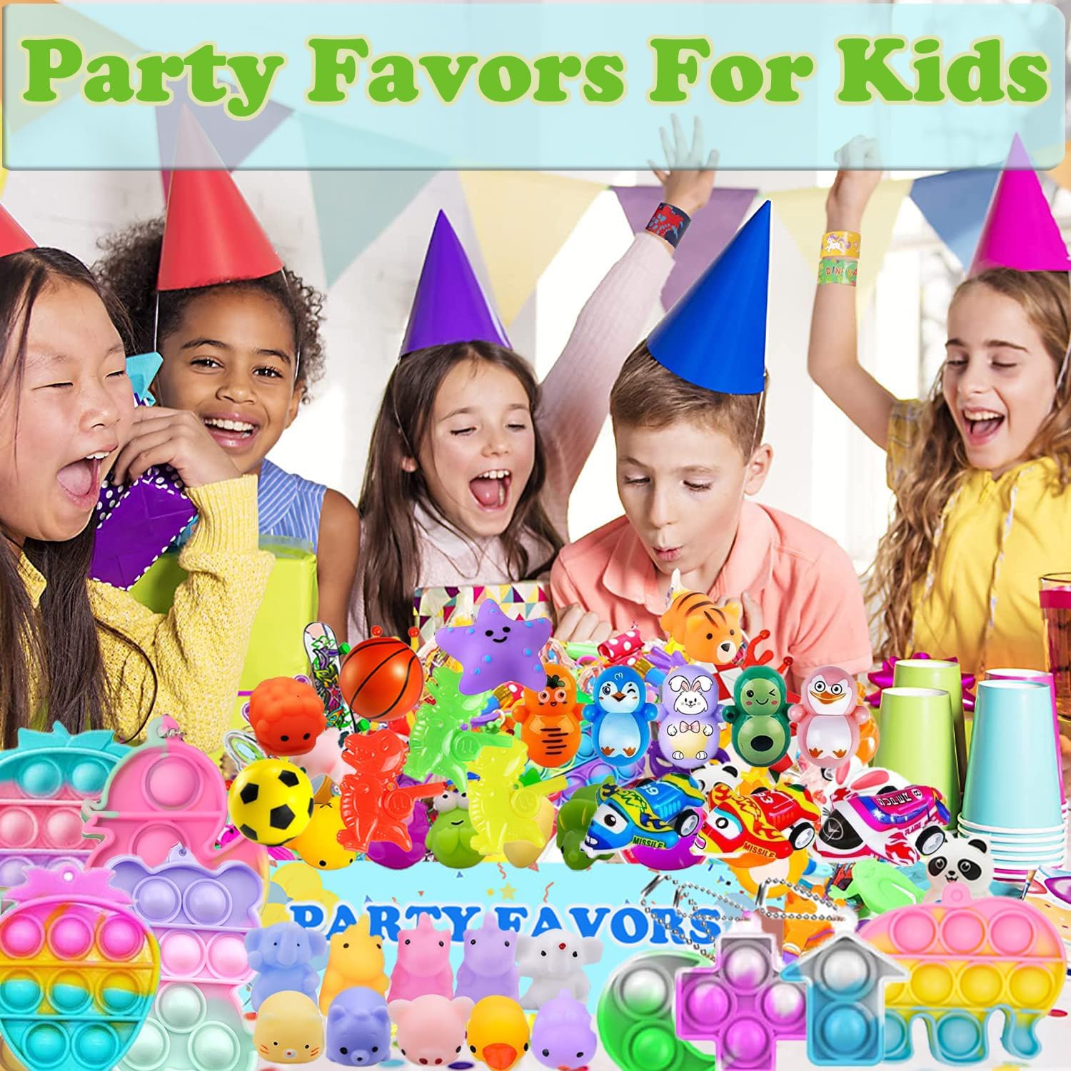117 Pack Party Favors Toy Assortment for Kids