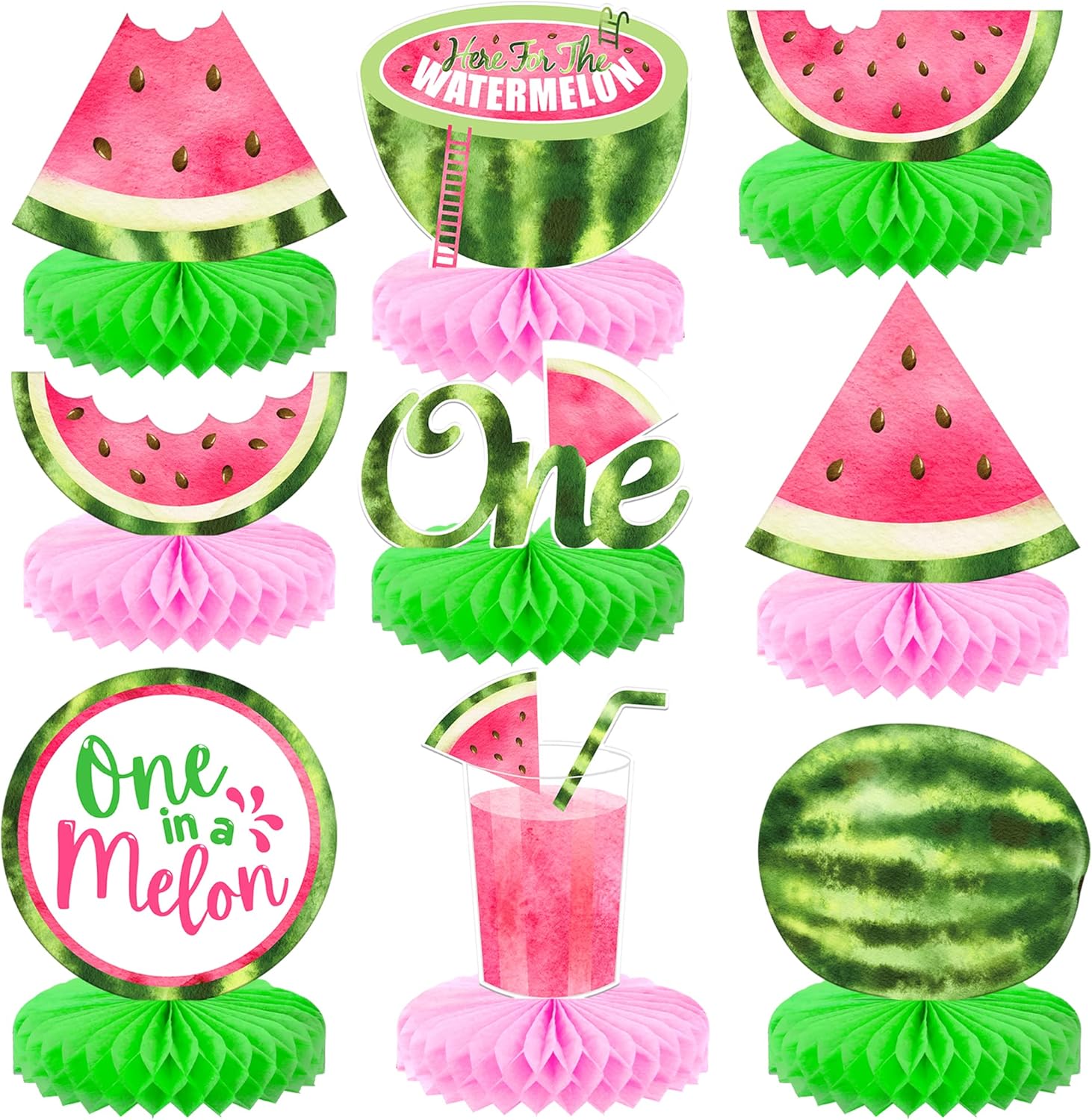 KatchOn Watermelon Centerpieces Pack of 9