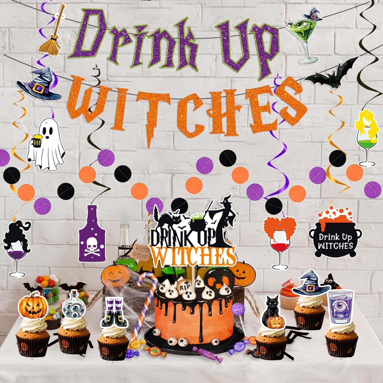 Crenics Halloween Party Decorations Set