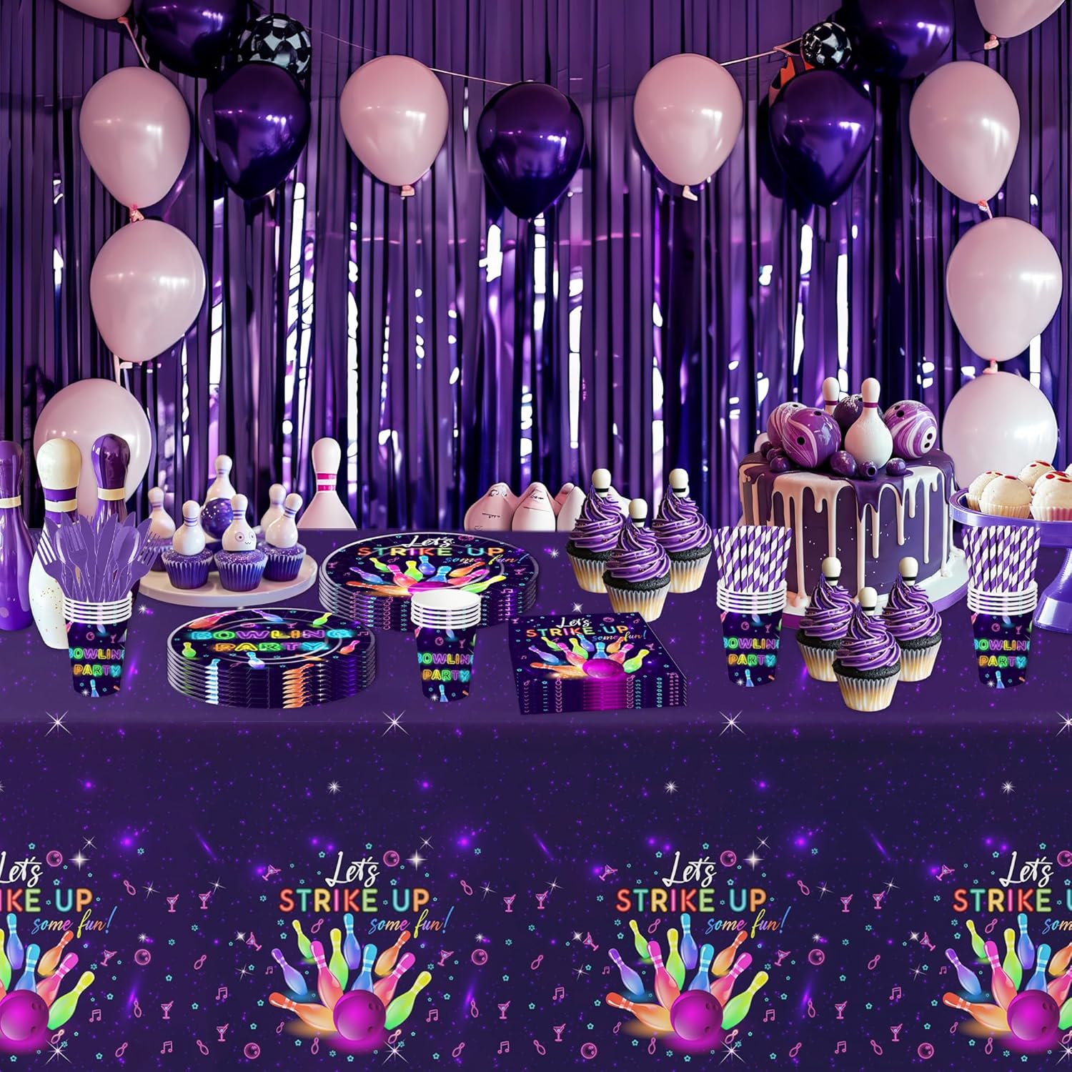 Bowling Party Decorations for 24 Guests