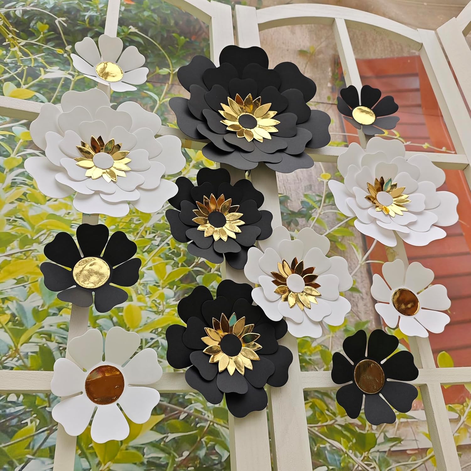 Paper Flower Decor Set for Events and Home Use