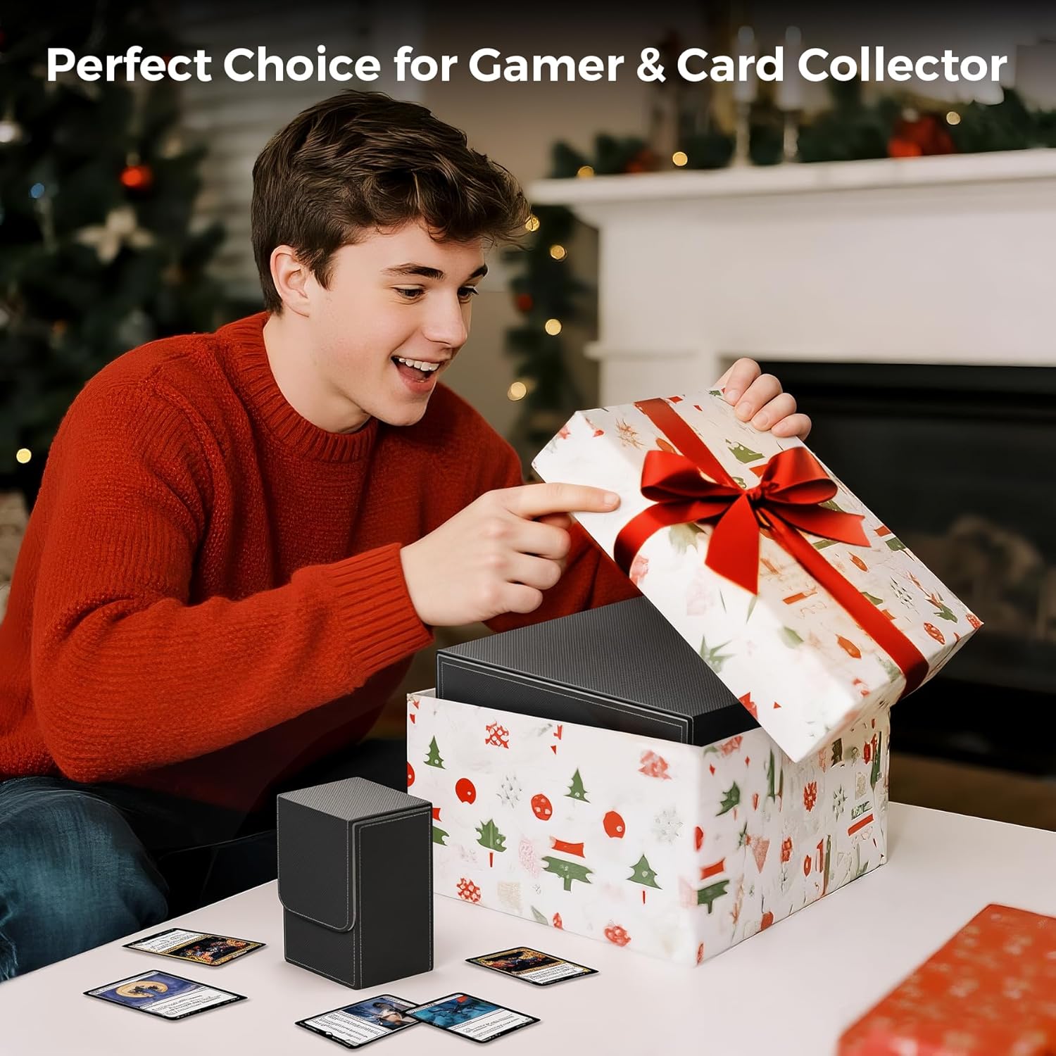 Budding Joy Card Deck Box for Magic and Trading Cards