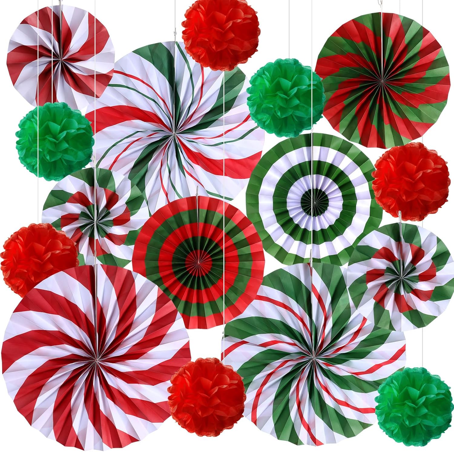 Outus 21 Pcs Christmas Candy Hanging Decorations Set