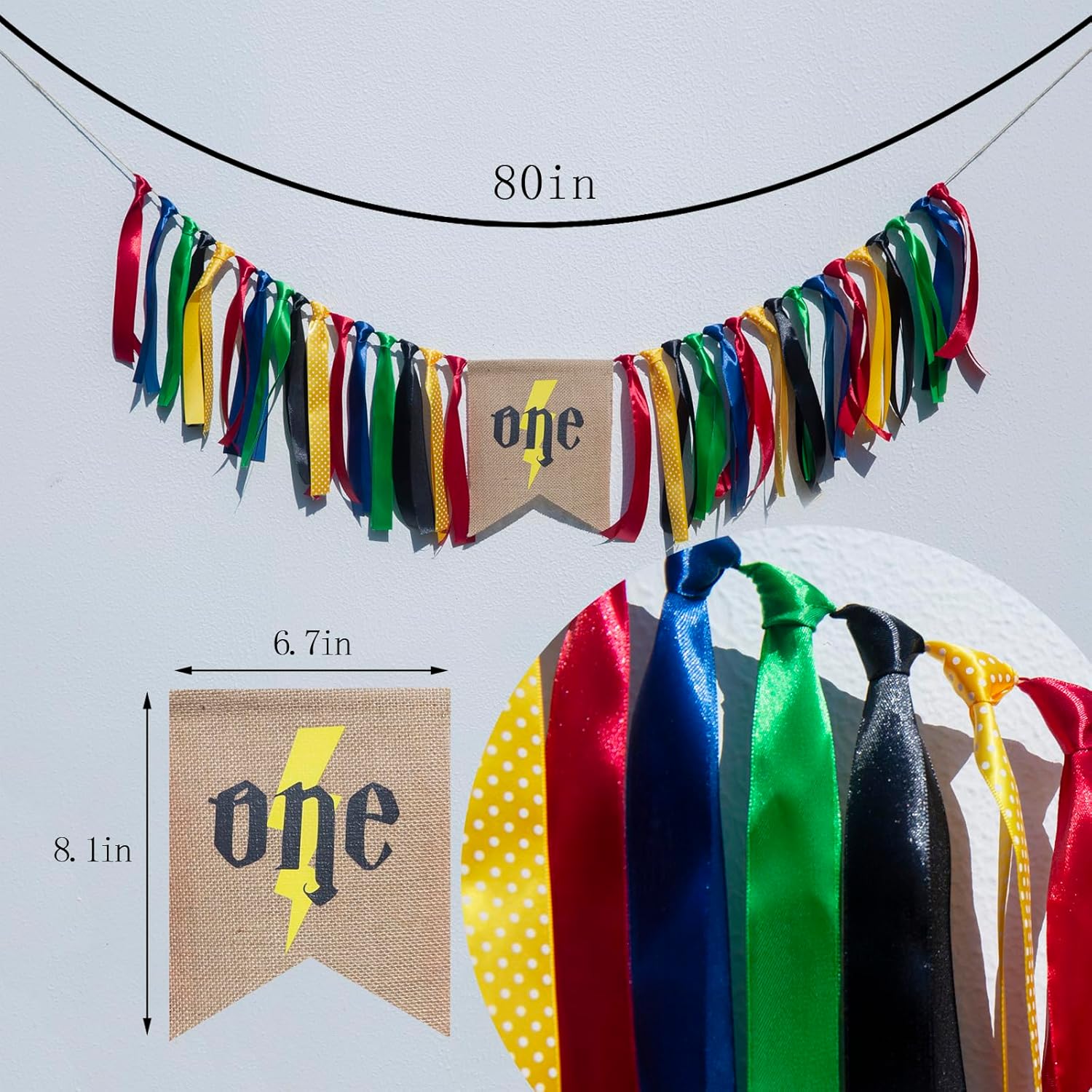 Magical Wizard 1st Birthday Party Banner