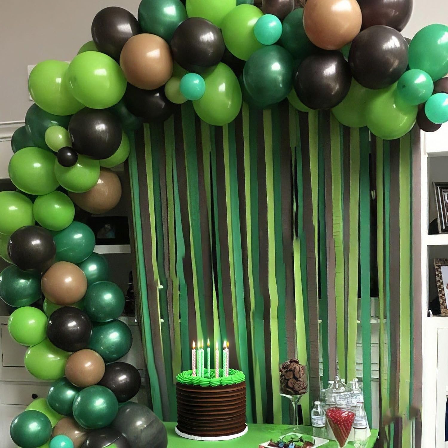Camo Birthday Balloons Set 36pcs