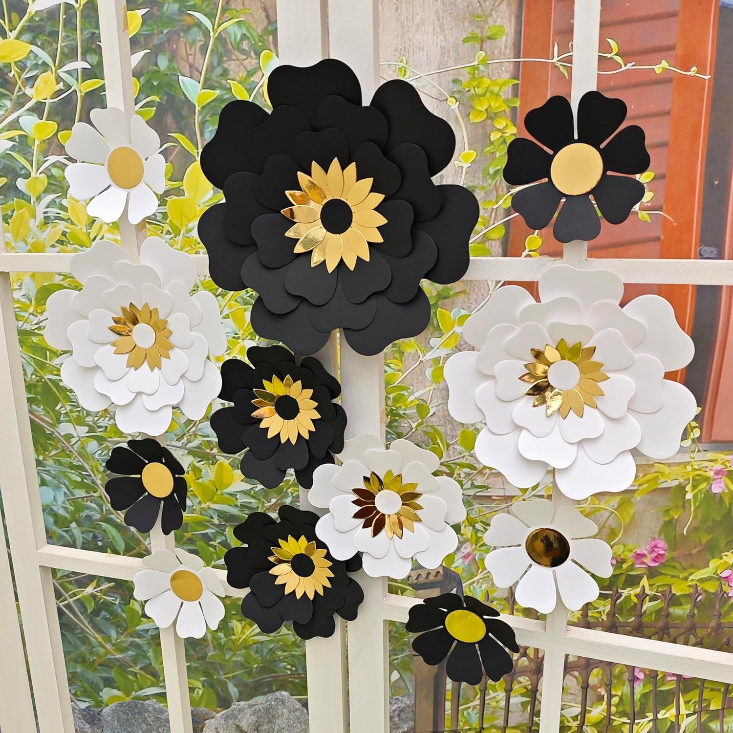 Paper Flower Decor Set for Events and Home Use