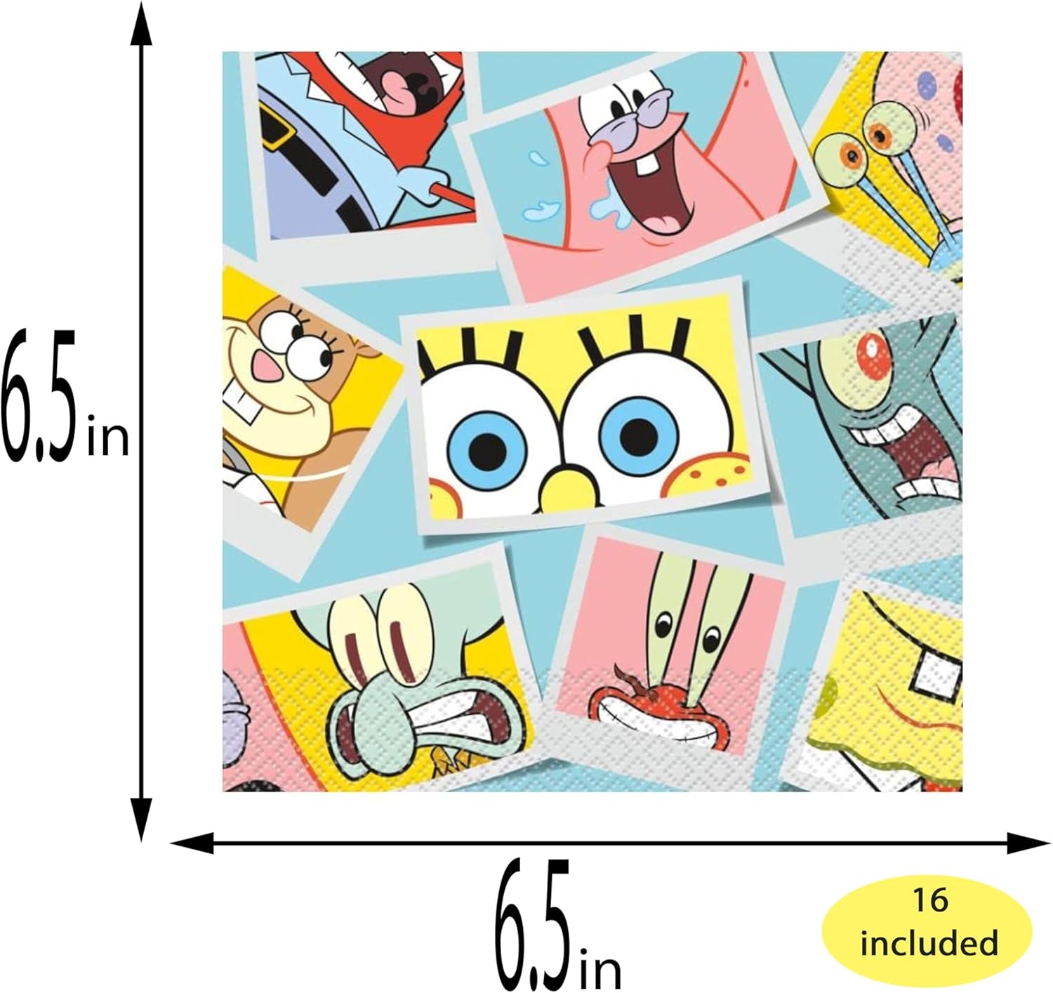 LLILYKAI SpongeBob Party Supplies Pack
