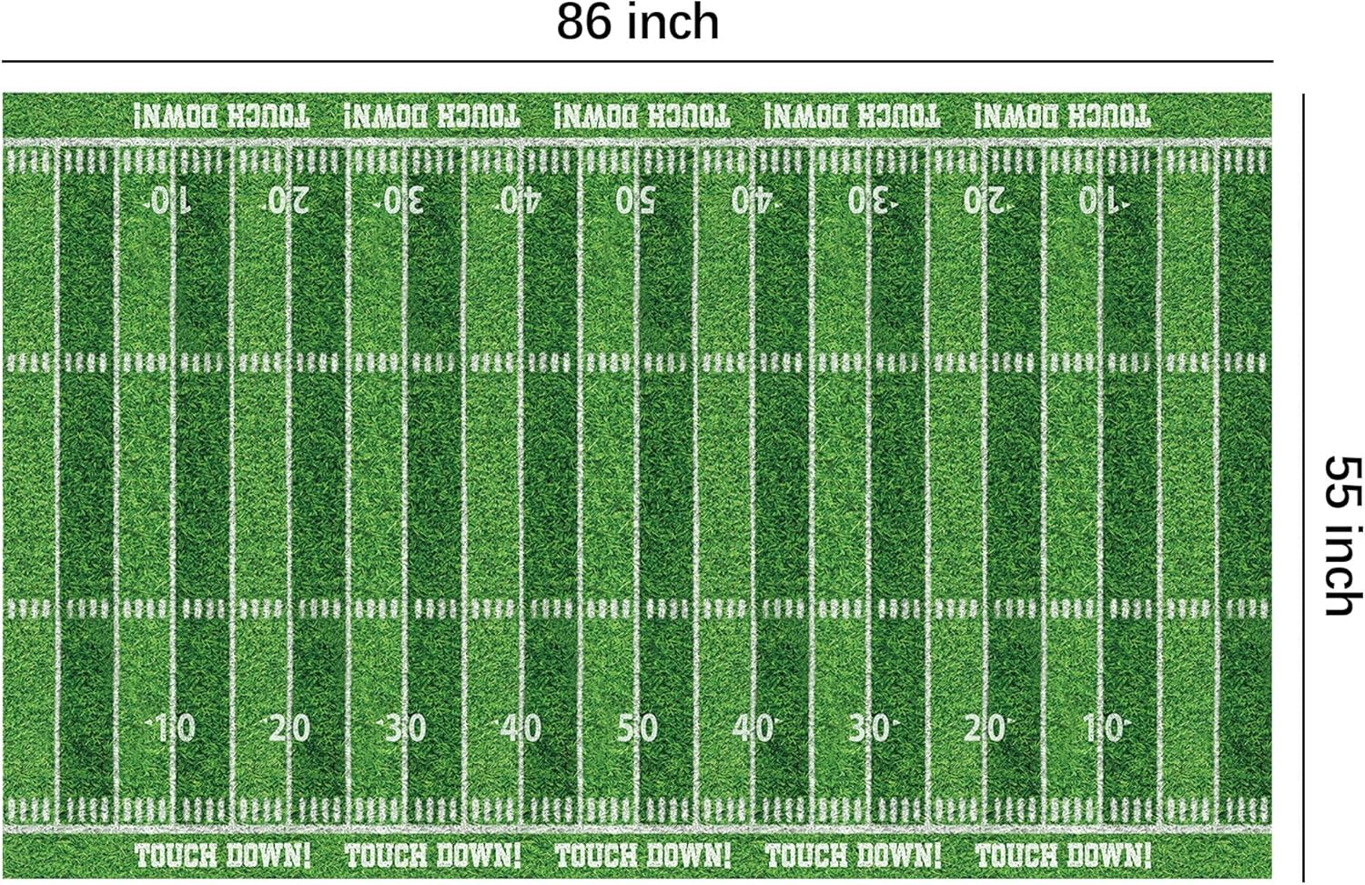 3 Pack Football Party Decorations Tablecloth