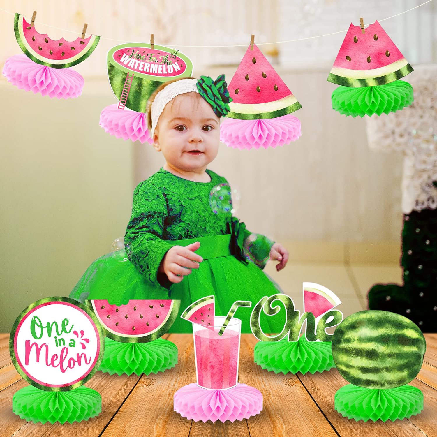KatchOn One In A Melon Party Decorations Set of 10