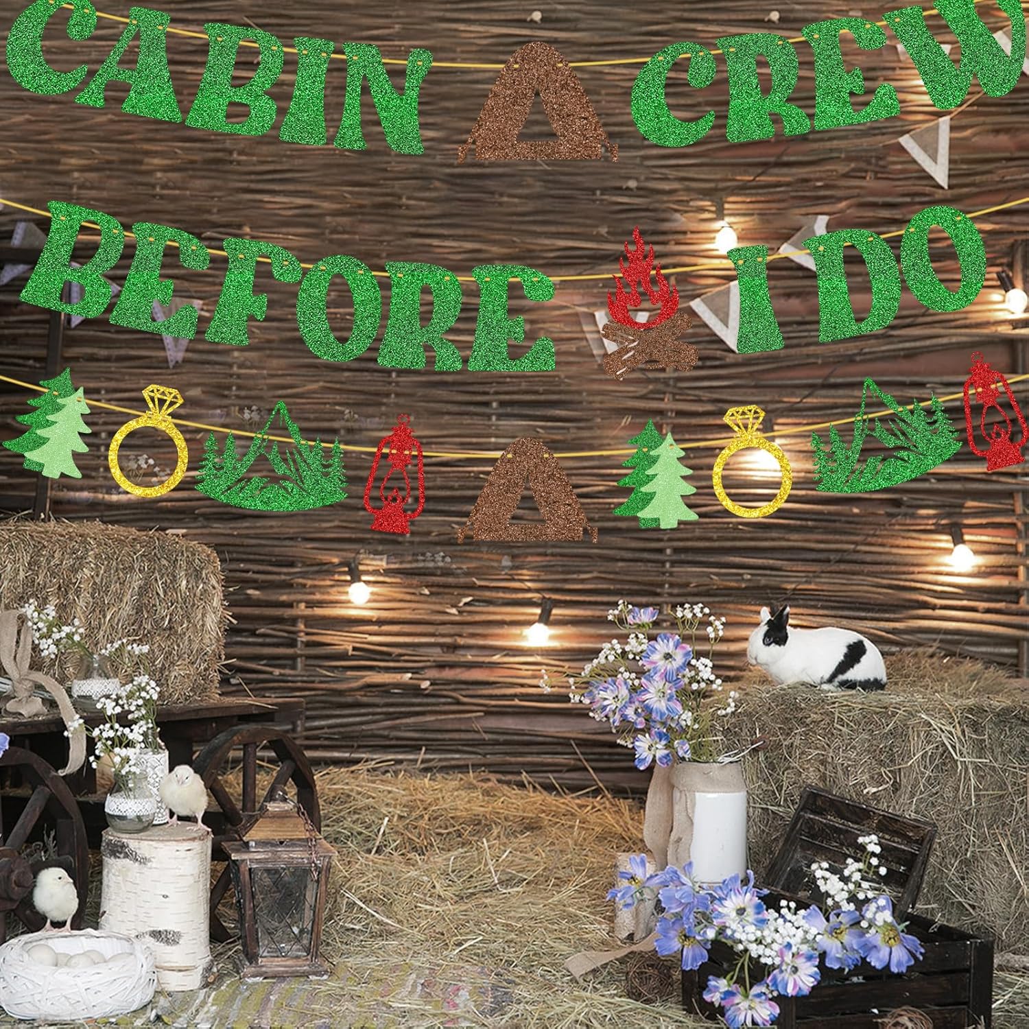 Camp Bachelorette Party Banner - Cabin Crew Before I Do