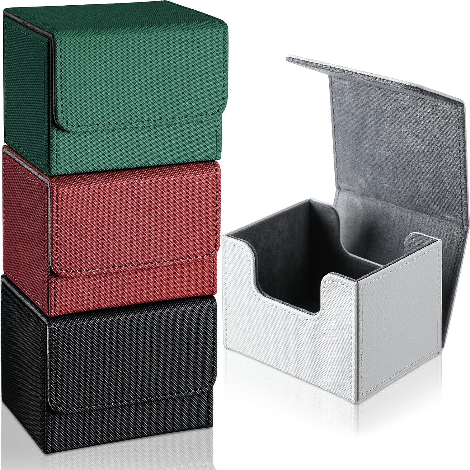 Yookeer 4 Piece Card Deck Storage Box Set