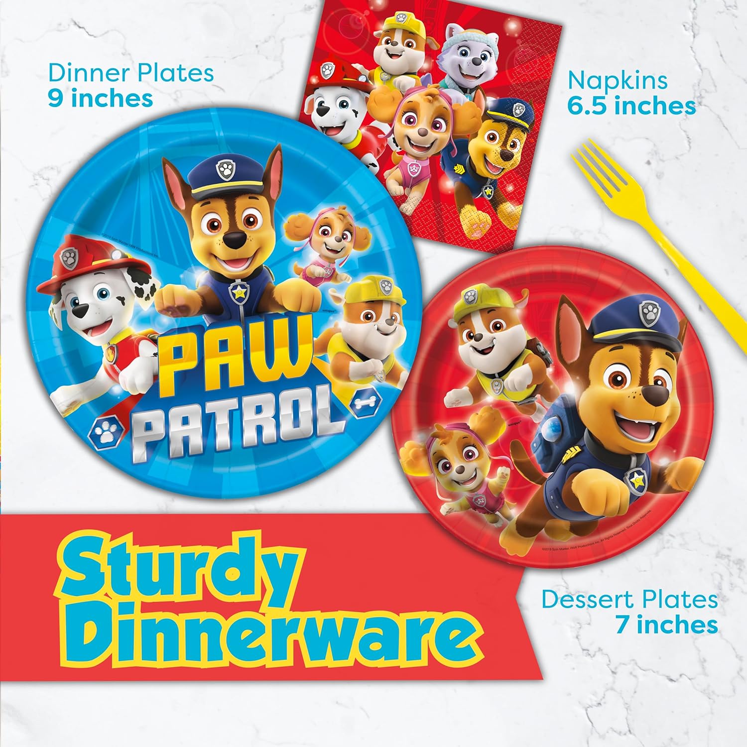 Paw Patrol Birthday Decorations for 16 Guests